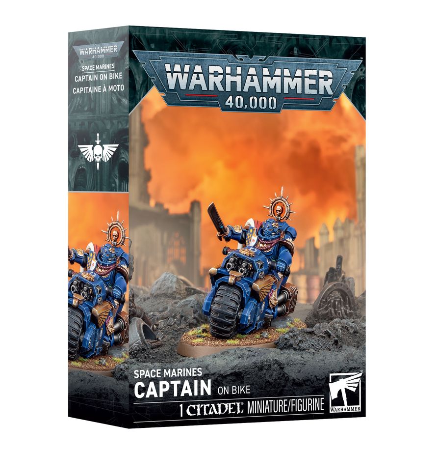 Warhammer 40,000 - Space Marines: Captain on Bike