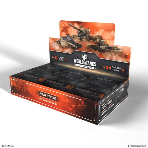 World of Tanks: The Card Game - First Strike: Booster Display