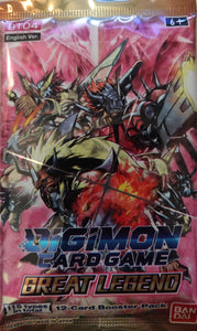 Digimon Card Game - Great Legend [BT04] Booster Pack