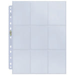 Ultra Pro 9-Pocket Platinum Page for Standard Size Cards (11-Holes)