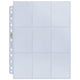 Ultra Pro 9-Pocket Platinum Page for Standard Size Cards (11-Holes)