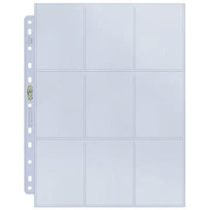 Ultra Pro 9-Pocket Platinum Page for Standard Size Cards (11-Holes)