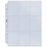 Ultra Pro 9-Pocket Platinum Page for Standard Size Cards (11-Holes)
