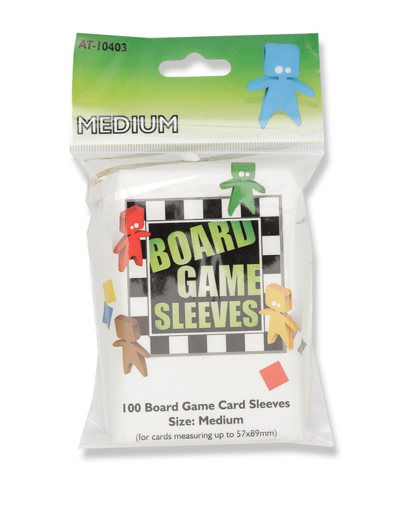 Board Game Sleeves Medium 57x89 mm (100) – Arcane Tinmen