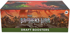 The Brothers' War Draft Booster Display