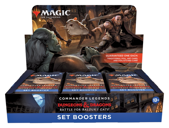Commander Legends: Battle for Baldur's Gate Set Boosters Display