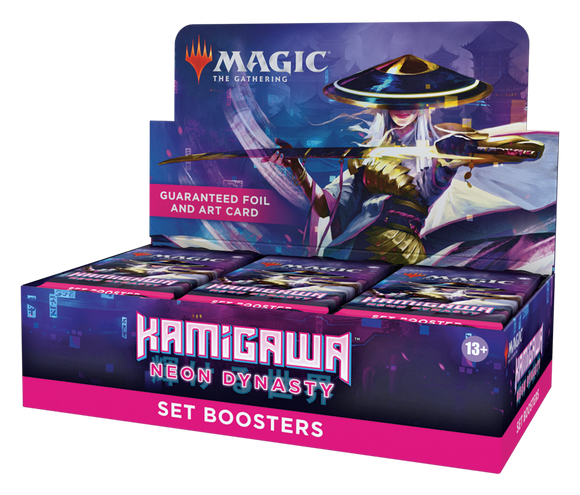 Kamigawa: Neon Dynasty Set Boosters Display