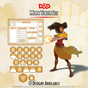 Dungeons & Dragons 5th Ed. Monk Token Set