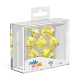 Oakie Doakie Dice, RPG set Translucent 7 Dice