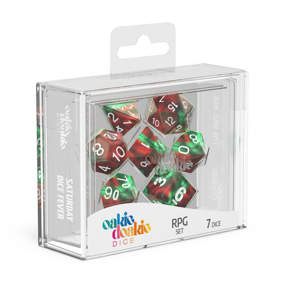 Oakie Doakie Dice RPG set Gemidice 7 Dice
