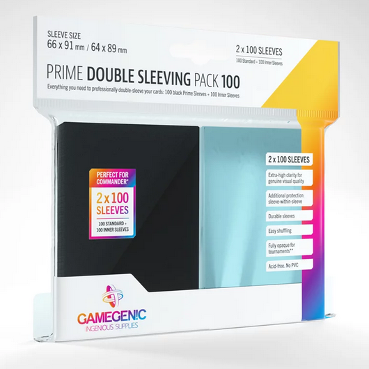 GameGenic Prime Double Sleeving Pack 100