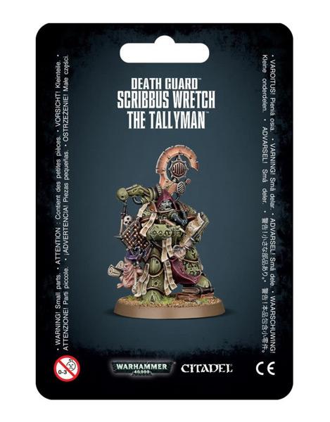 Warhammer 40,000 - Death Guard Scribbus Wretch, the Tallyman