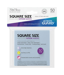 Ultimate Guard Boardgame Sleeves Square (50)