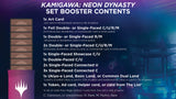 Kamigawa: Neon Dynasty Set Boosters Display